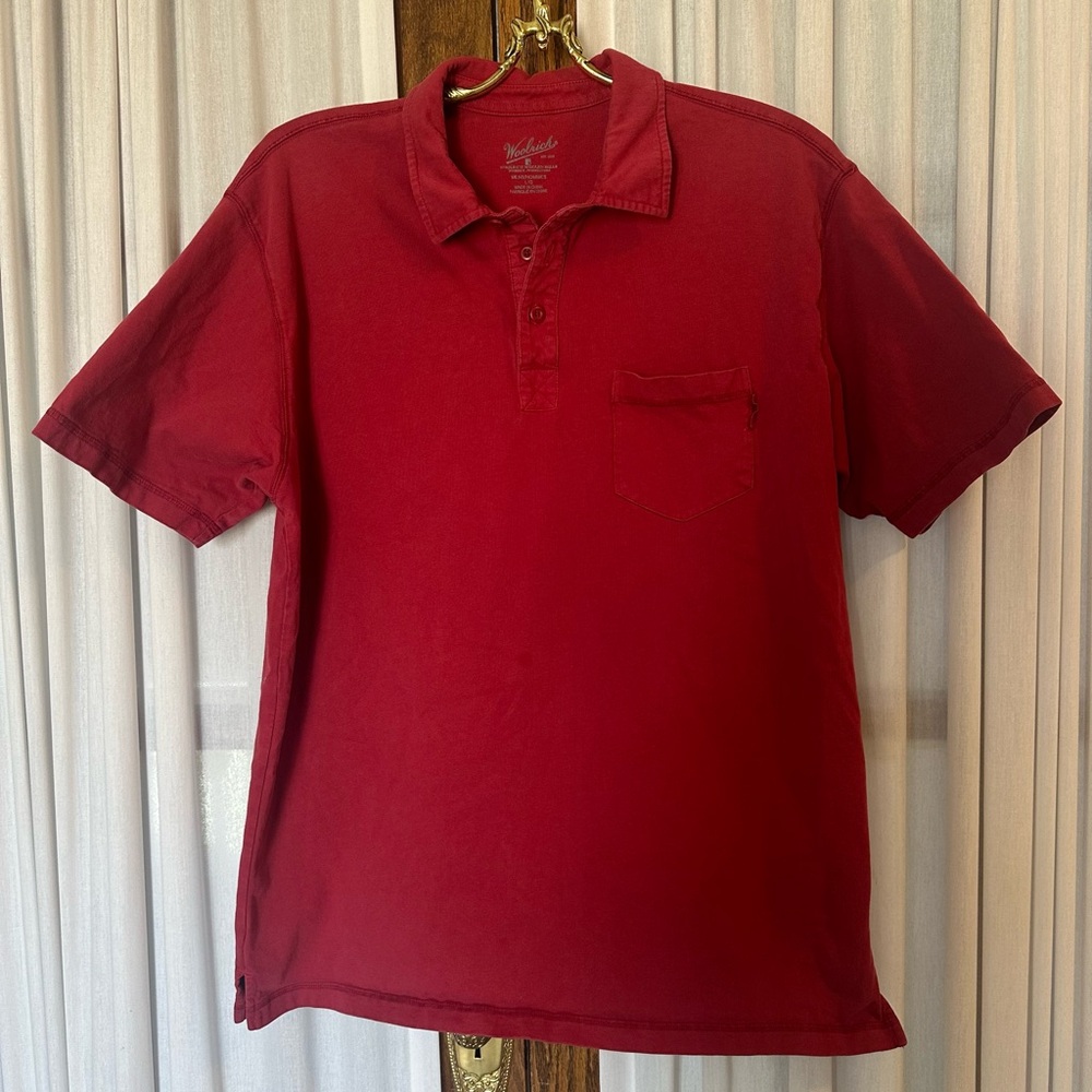 Woolrich Red Pocket Polo Shirt